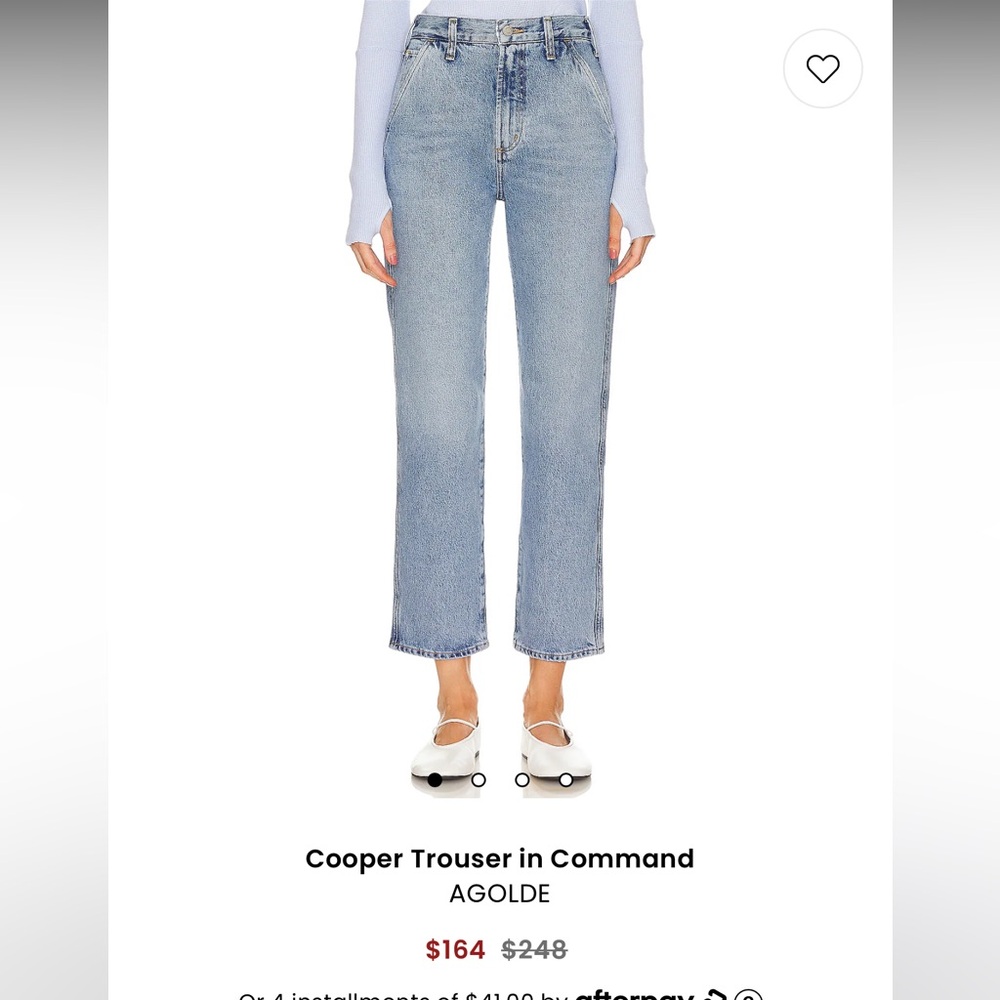 AGOLDE Women's Blue Jeans